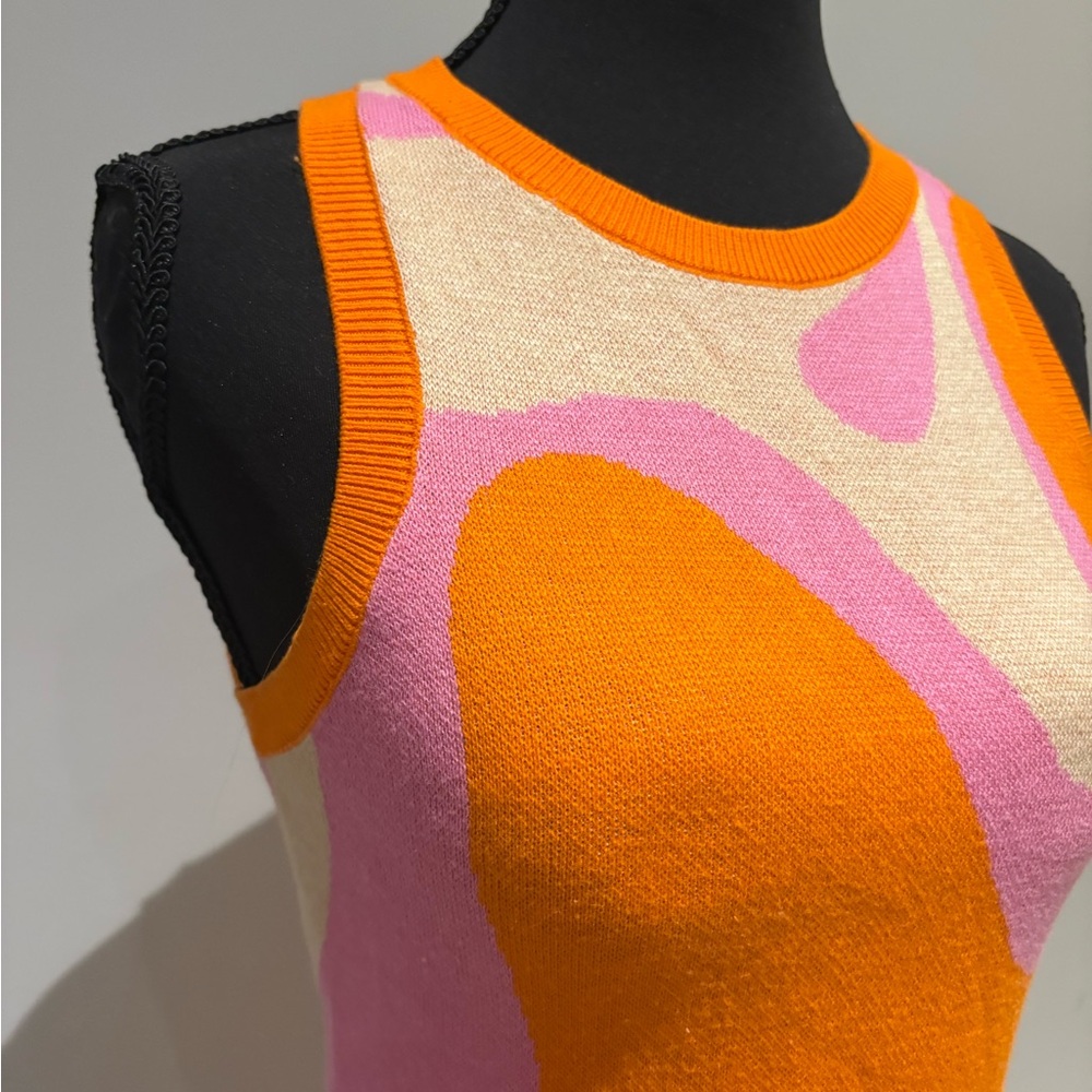 Colorful Wave Pattern Dress - Picture 5 of 5
